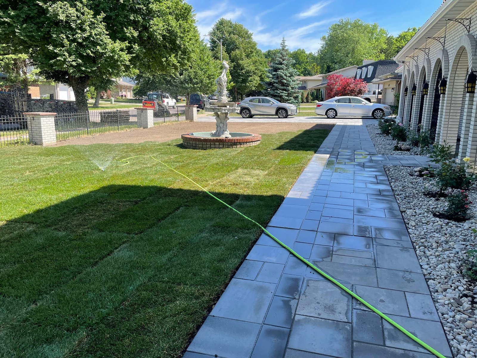 Sod installation finished in Kitchener